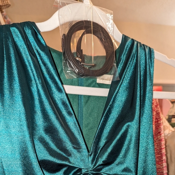 Belle Poque 1950's Style Green Dress - Picture 5 of 10